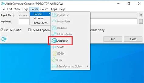 Altair CFD Solvers 2025.0